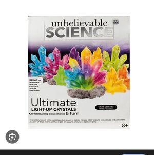 Unbelievable Science Glow Crystals Kit